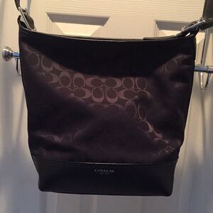 Black Legacy Signature Duffle Tote Handbag
